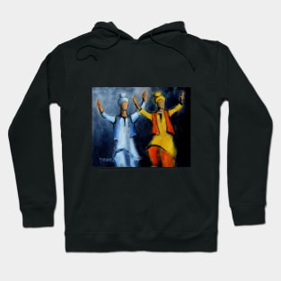 Bhangra dancers Hoodie